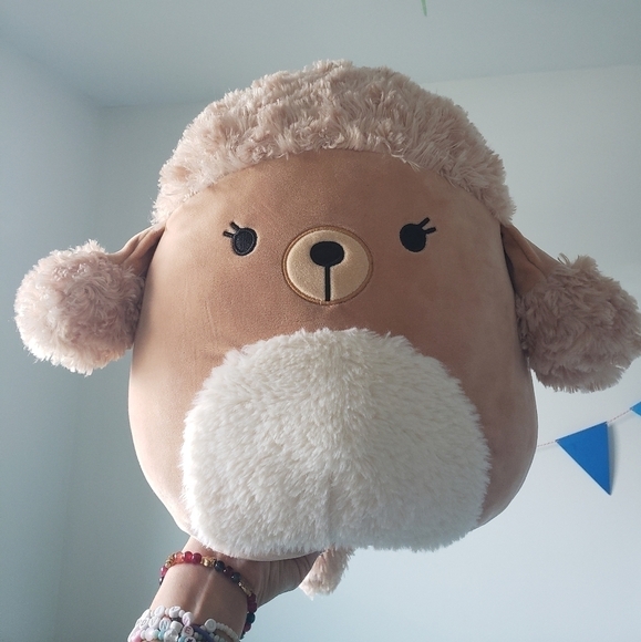 SQUISHMALLOWS 2021 brown poodle 12 inch - Picture 1 of 5